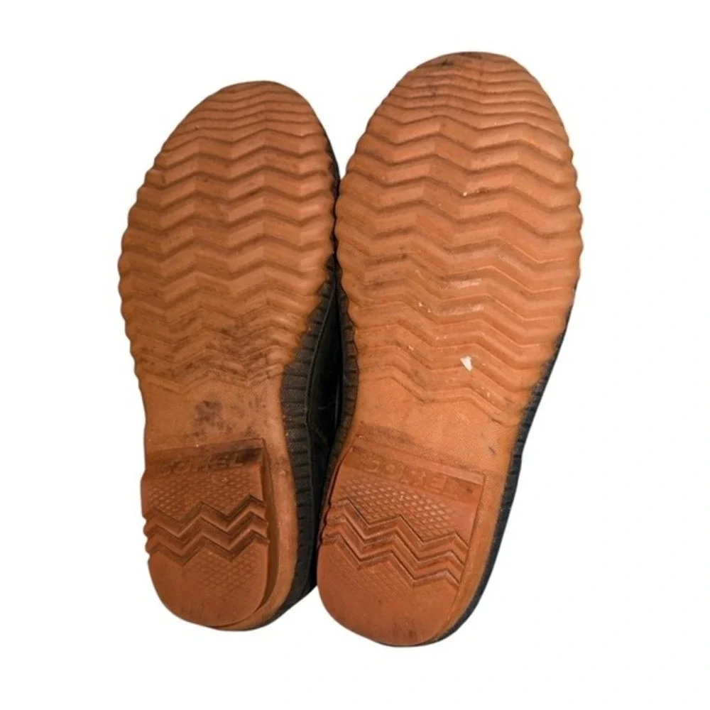 Sorel Cheyanne‎ II Lace Duck Boot Women 6 Pre-Owned Winter Tan Waterproof Suede